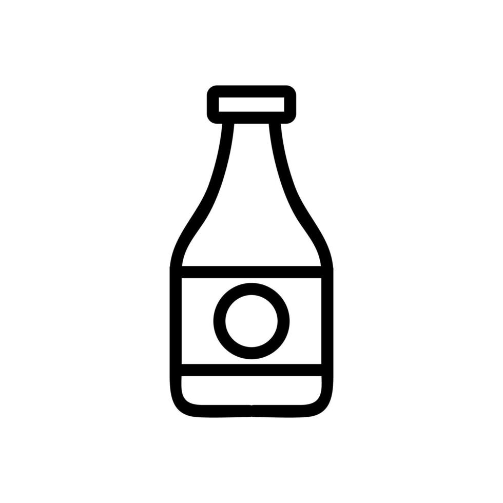 vettore icona olio. illustrazione del simbolo del contorno isolato