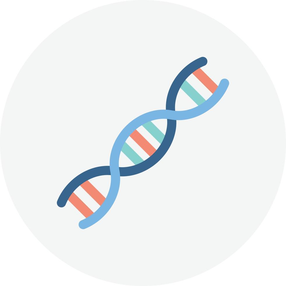 cerchio piatto del dna vettore