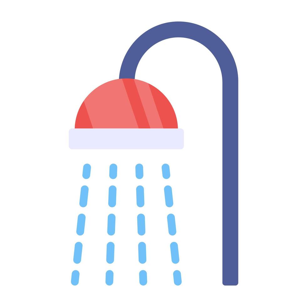 icona di design unico della doccia vettore