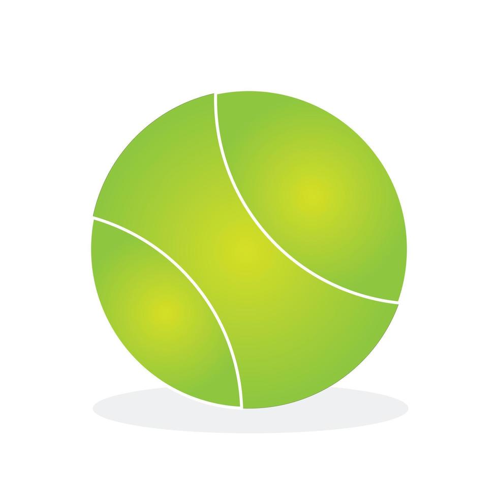 palla da tennis per tennis e torneo di cricket partita attività sportiva gioco illustrazione vettoriale
