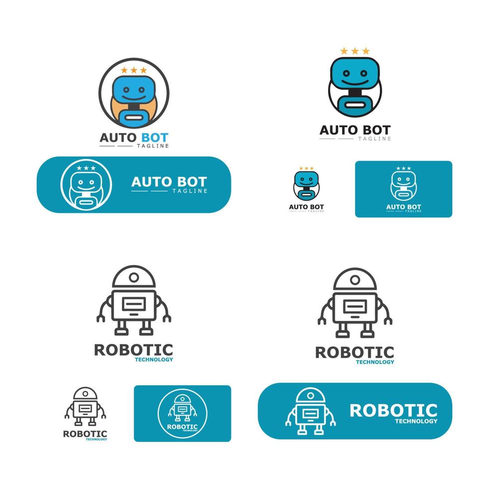 vettore icona robot