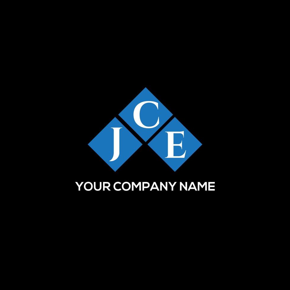 jce lettera logo design su sfondo nero. jce creative iniziali lettera logo concept. disegno della lettera jce. vettore