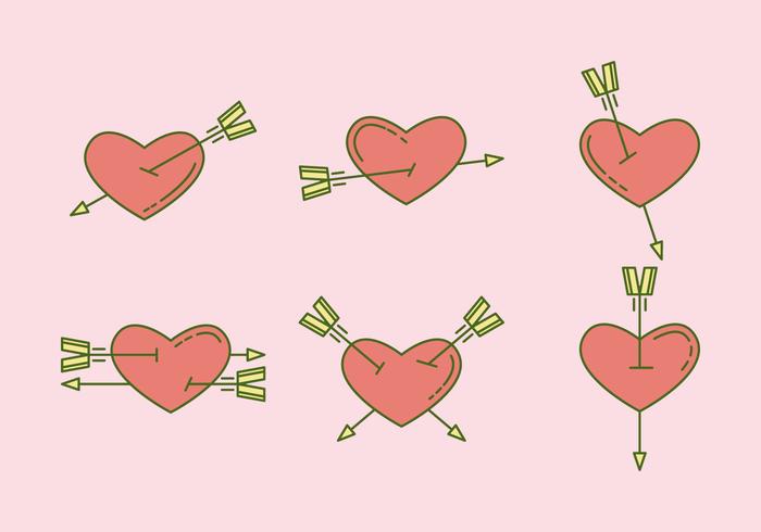 Icone vettoriali # 6 di cuore gratis