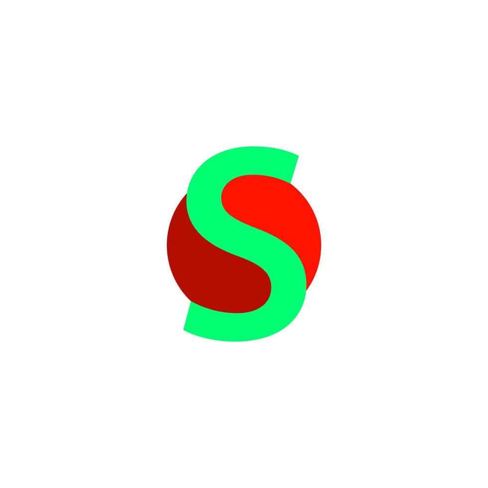 disegno vettoriale del logo della lettera dell'alfabeto