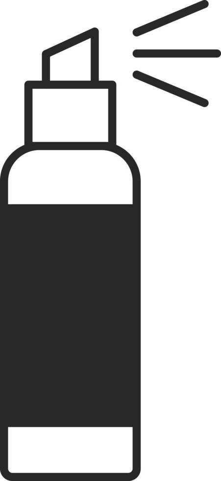 icona semplice spray bottiglia per elemento di design vettore