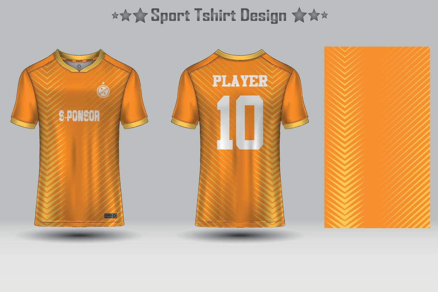 design del modello di mockup in jersey sportivo vettore