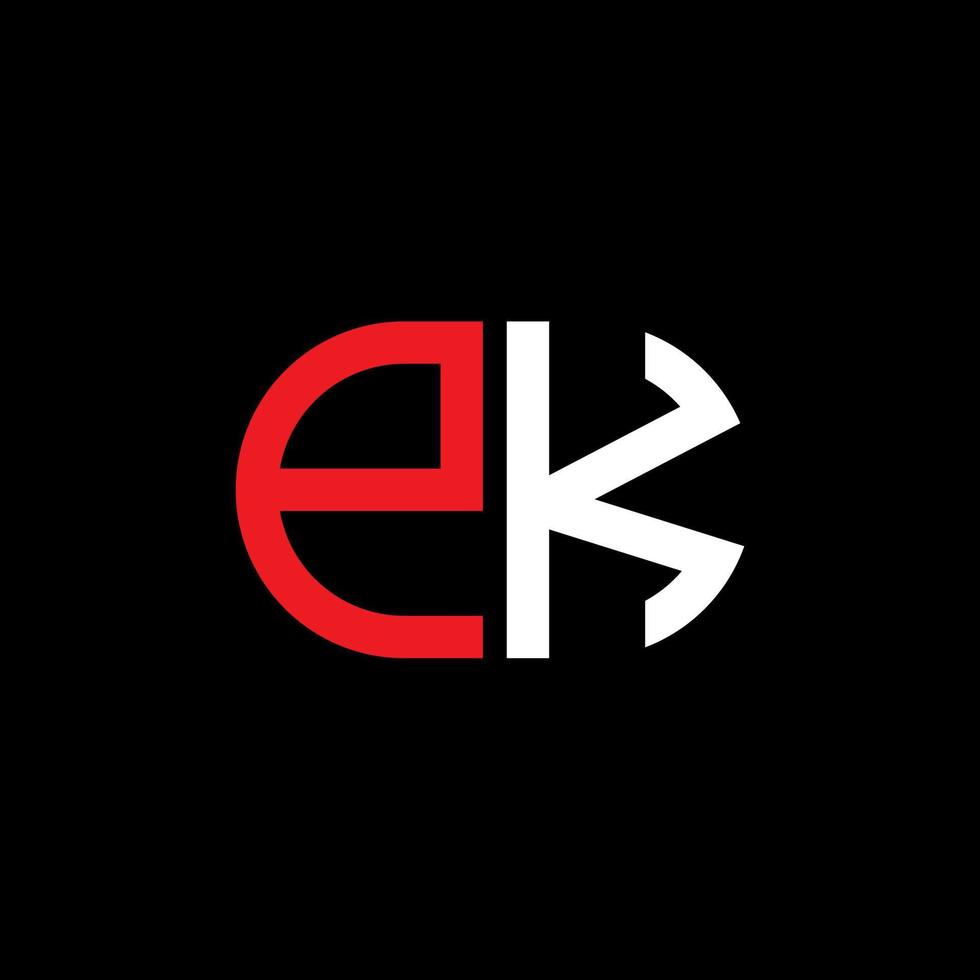 pk lettera logo design creativo con grafica vettoriale