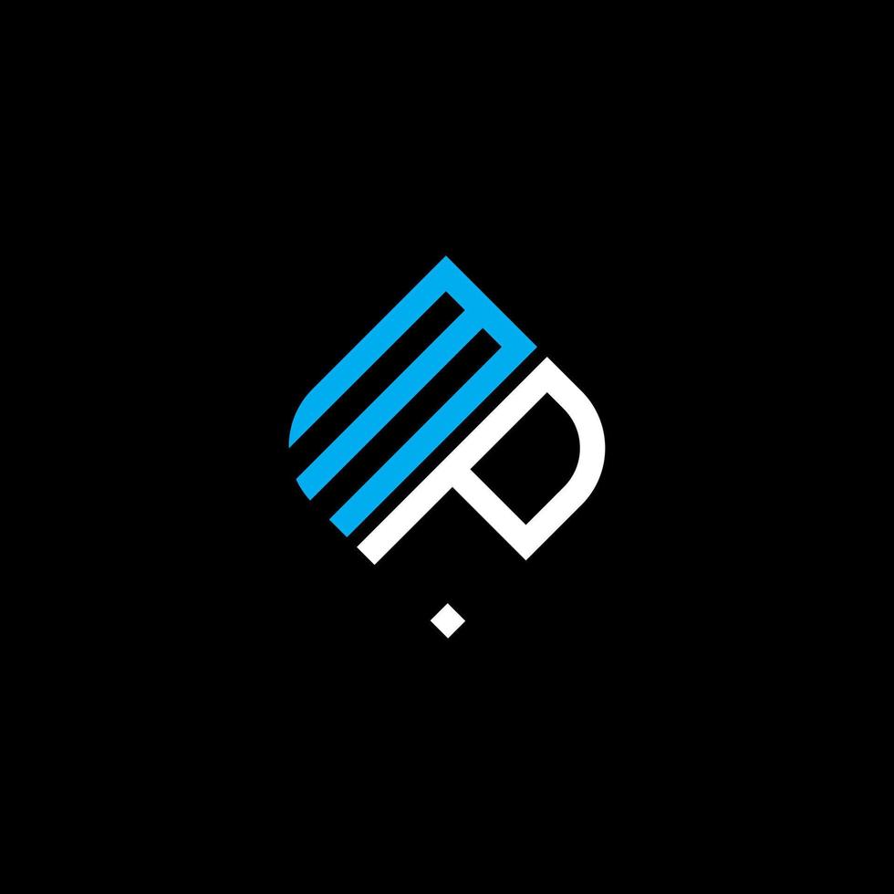 mp lettera logo design creativo con grafica vettoriale