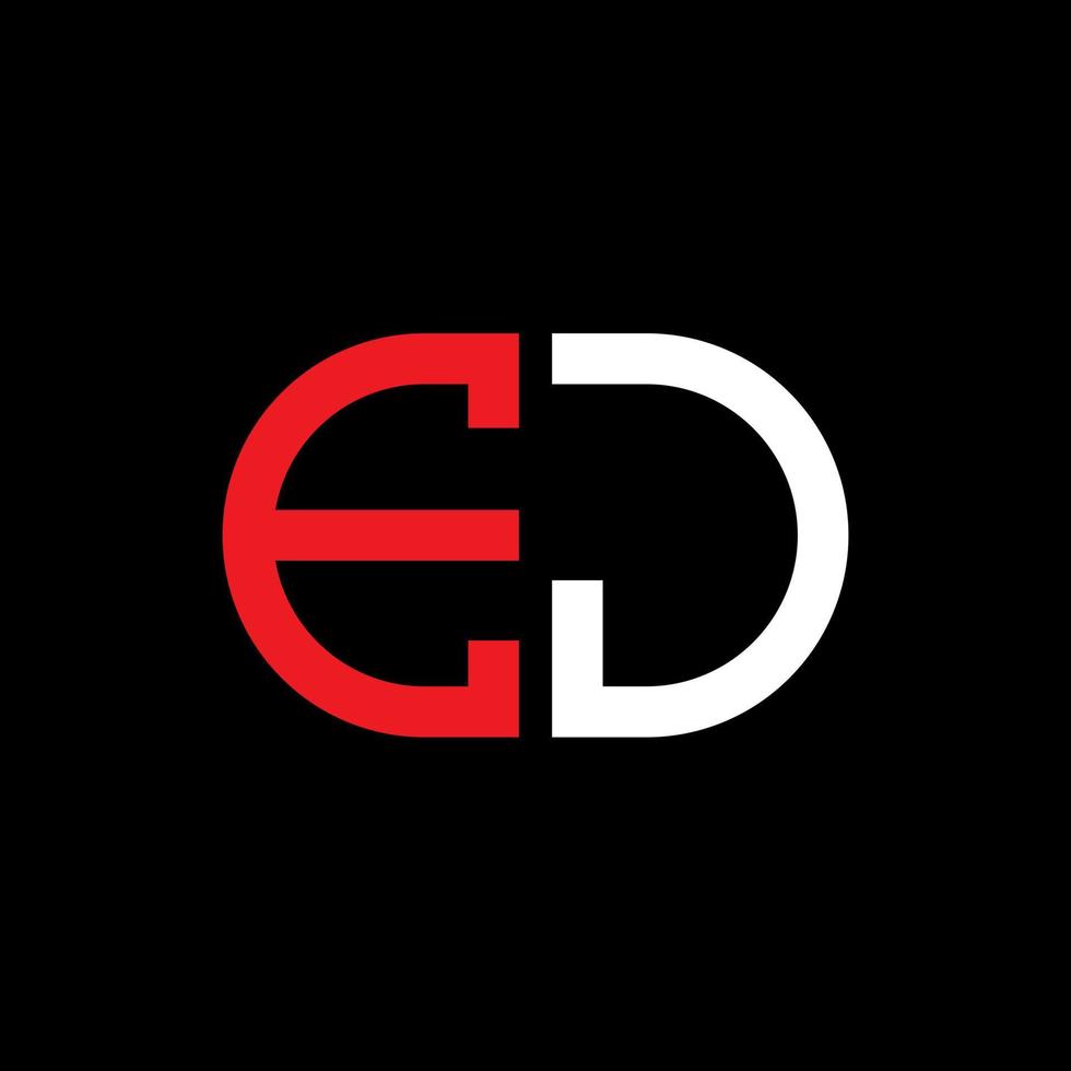 ej lettera logo design creativo con grafica vettoriale