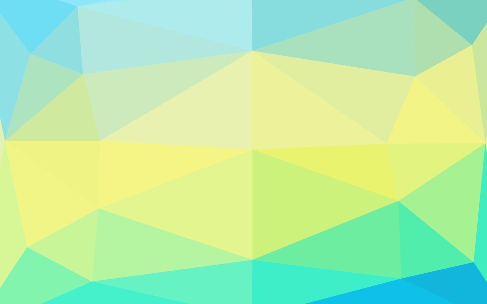 layout astratto poligono vettoriale blu chiaro, giallo.