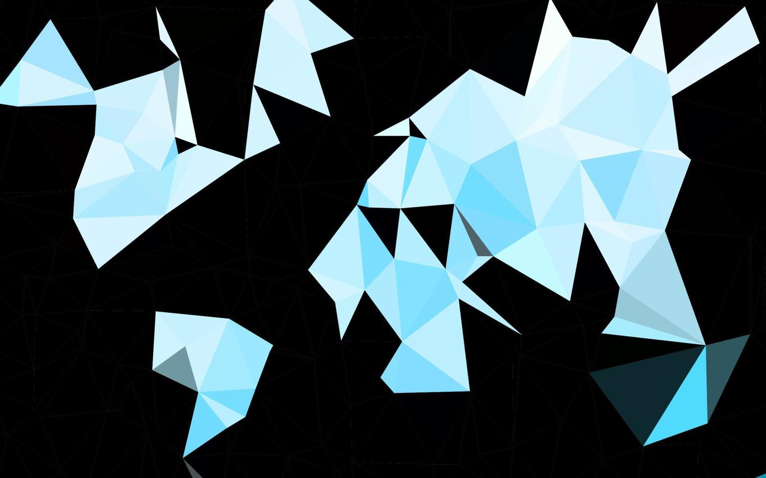 modello triangolo sfocato vettoriale blu chiaro.