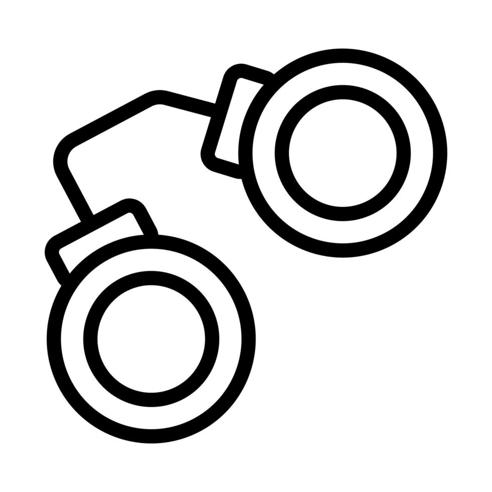 manette icona vettore. illustrazione del simbolo del contorno isolato vettore
