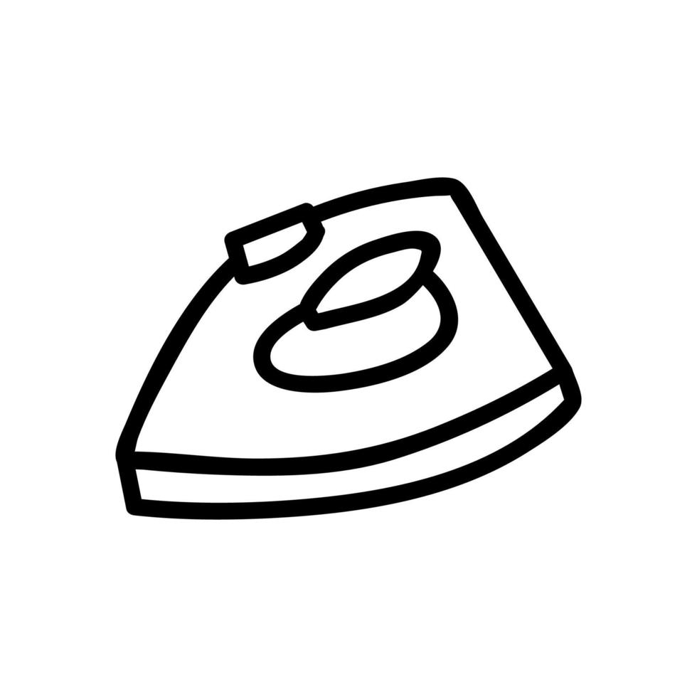 vettore di icone di ferro. illustrazione del simbolo del contorno isolato