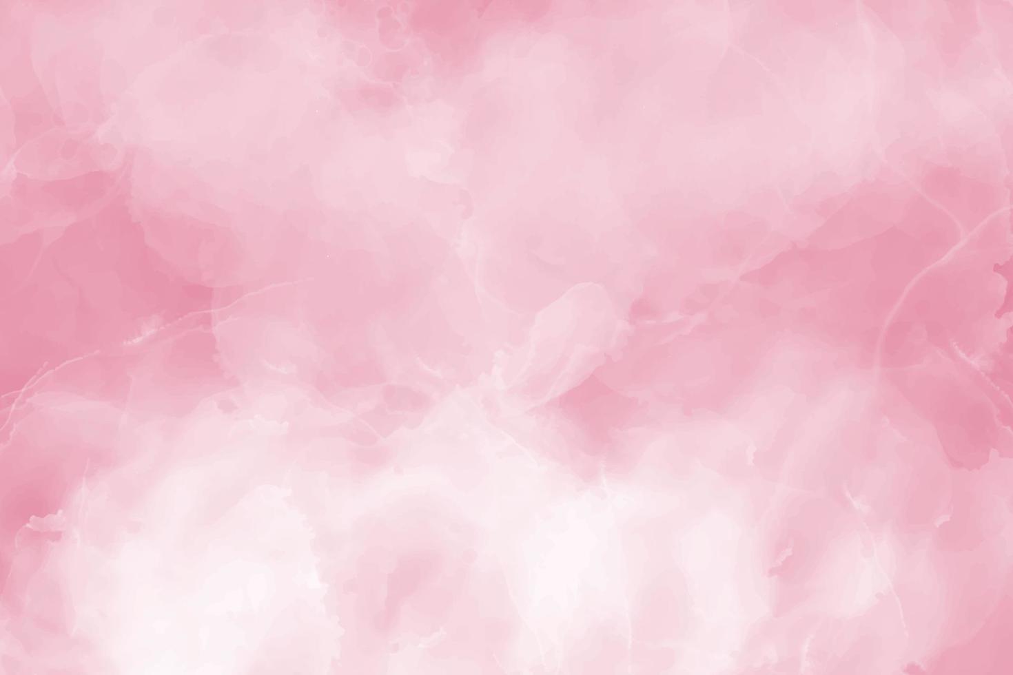 sfondo acquerello rosa astratto. texture di carta color acqua pastello morbida vettore