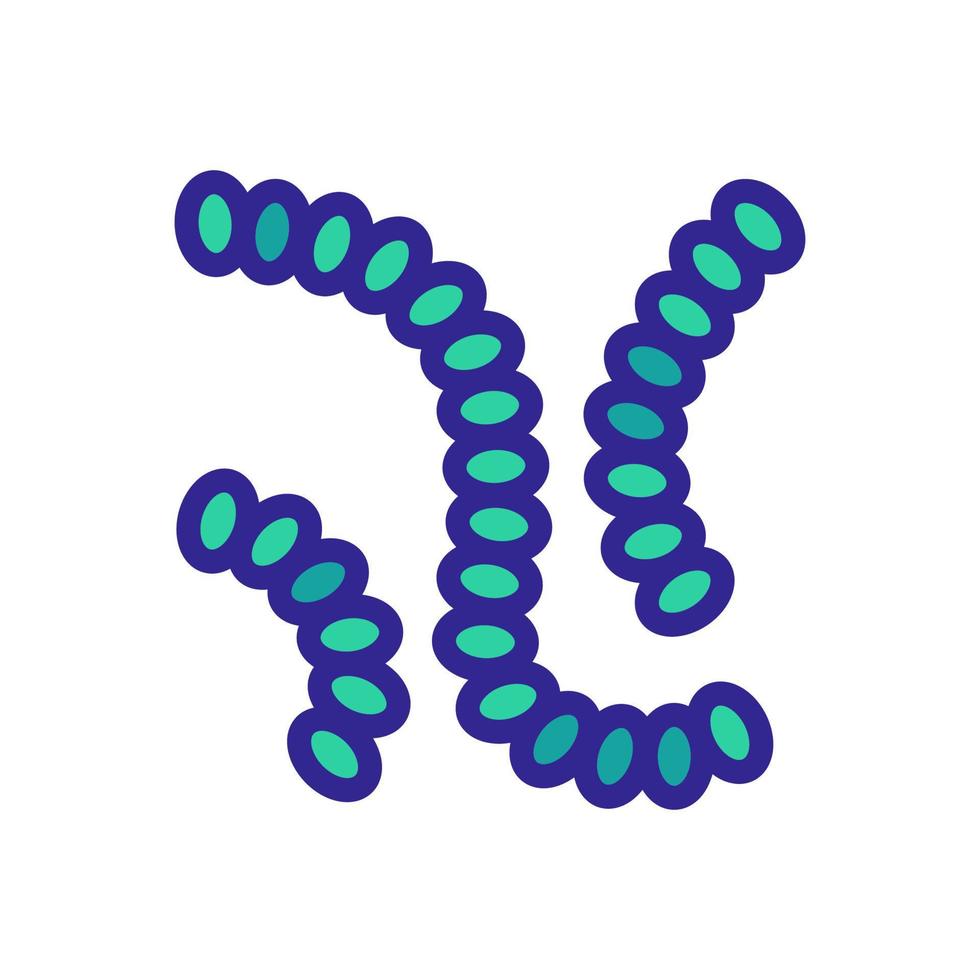 illustrazione del contorno vettoriale dell'icona dell'infezione intestinale