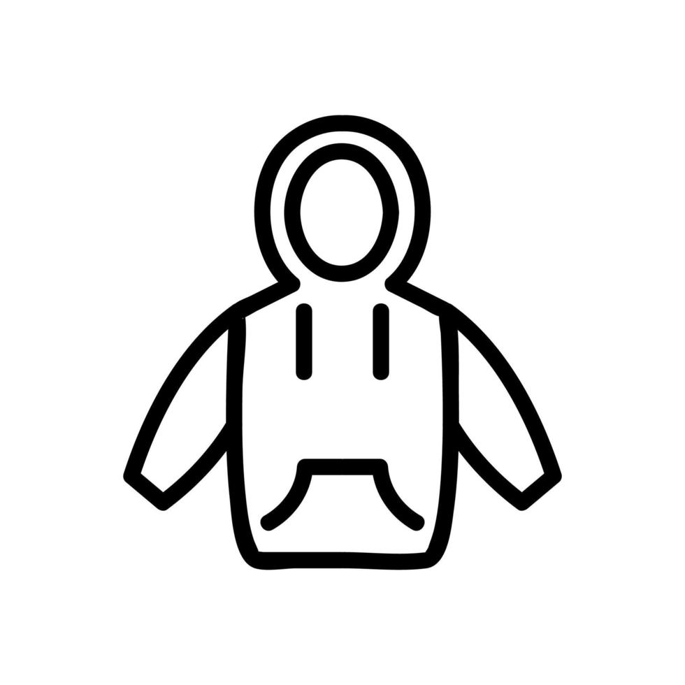 vettore icona maglione. illustrazione del simbolo del contorno isolato