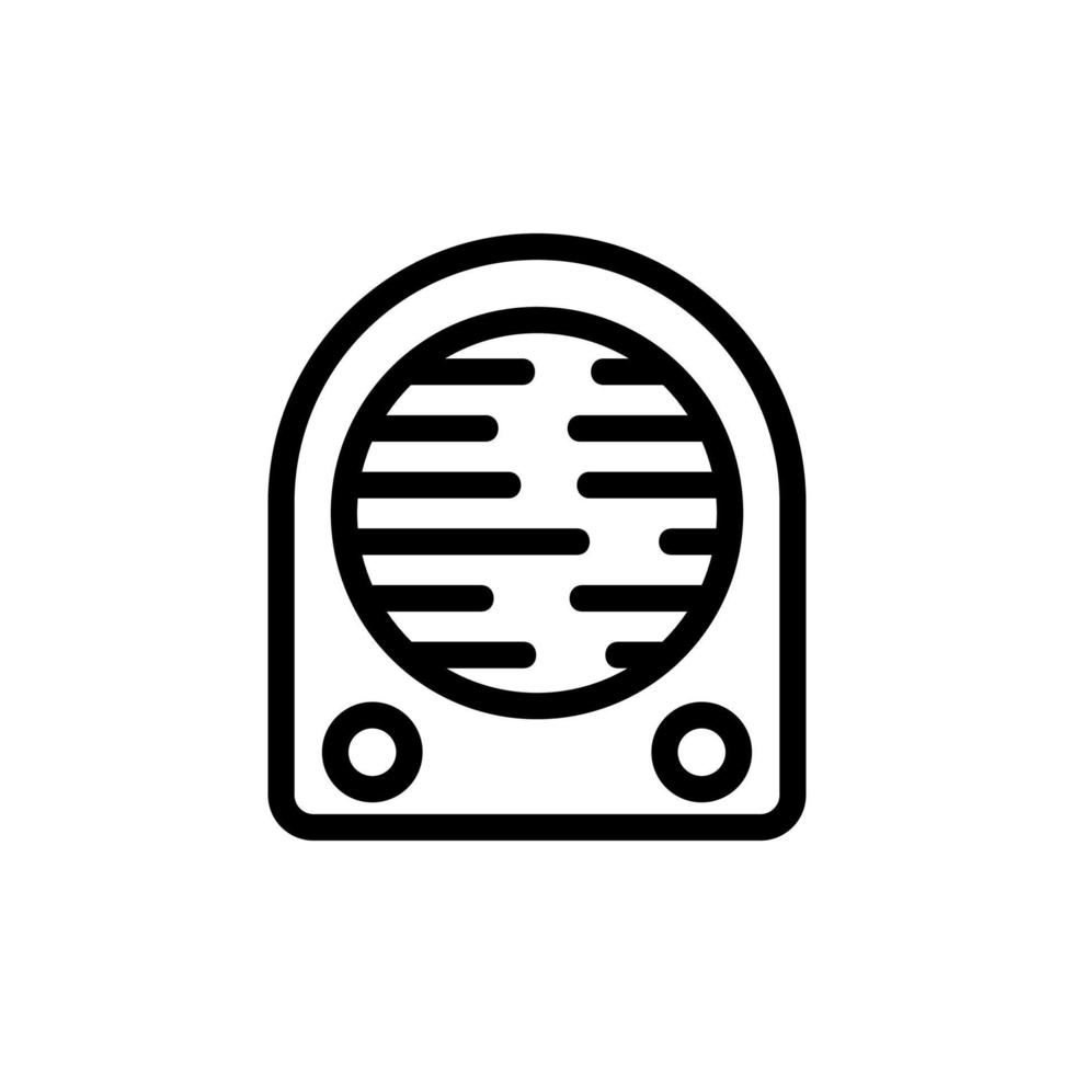 vettore icona riscaldamento domestico. illustrazione del simbolo del contorno isolato