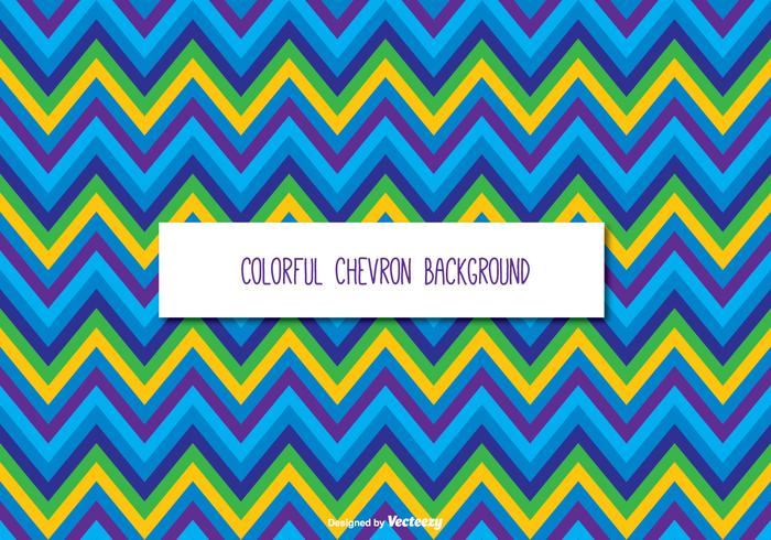 Sfondo colorato chevron vettore