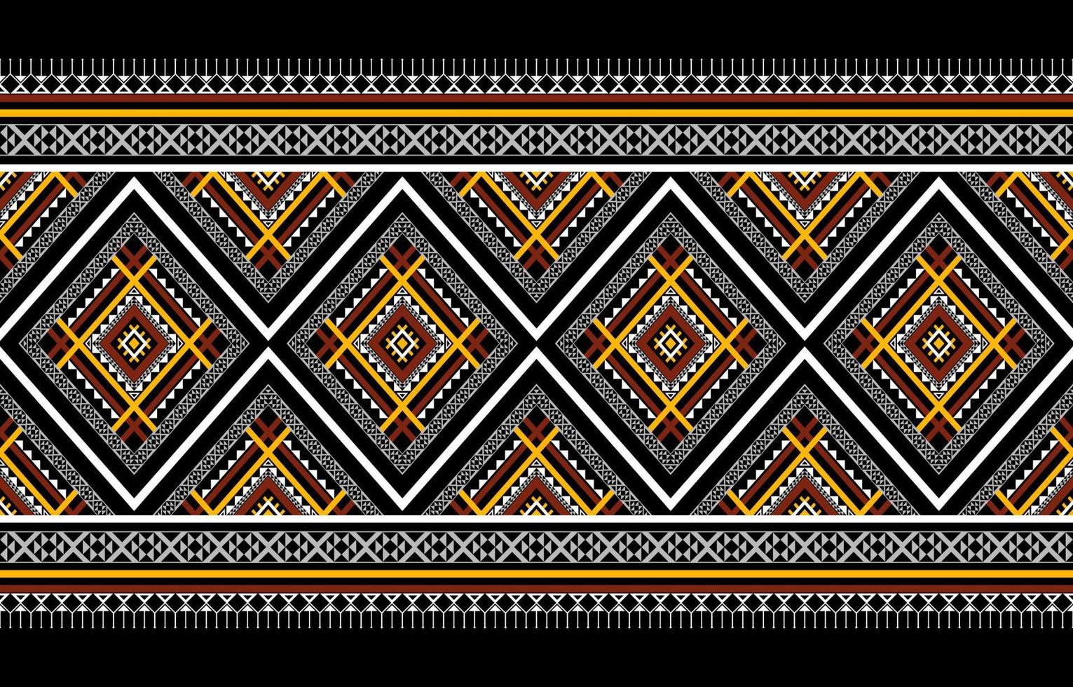 modello senza cuciture etnico azteco. stile tribale tradizionale. vettore geometrico. design per sfondo, illustrazione, trama, tessuto, carta da parati, moquette, batik, abbigliamento, ricamo