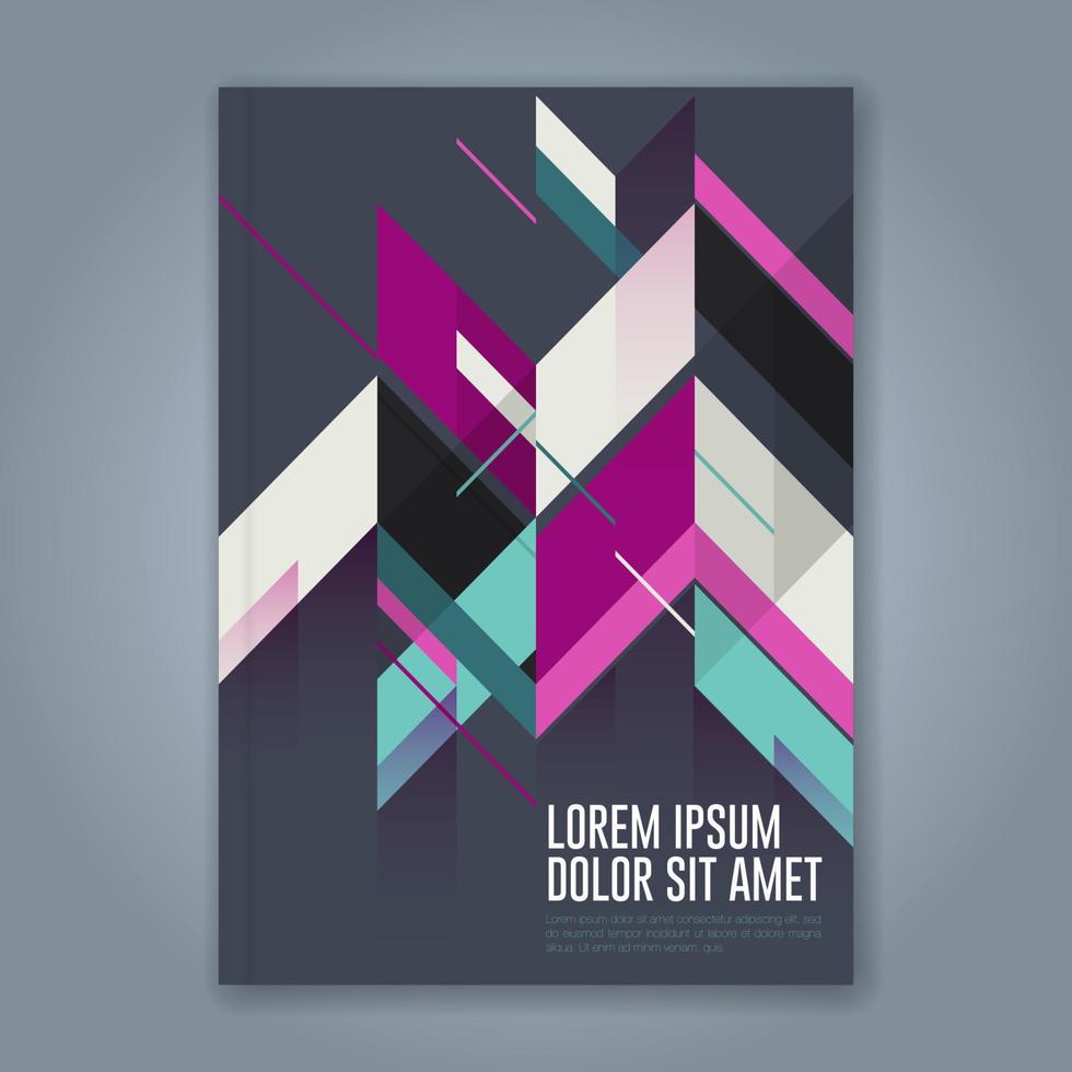 forme geometriche minime design sfondo per il poster del volantino dell'opuscolo della copertina del libro del rapporto annuale di affari vettore