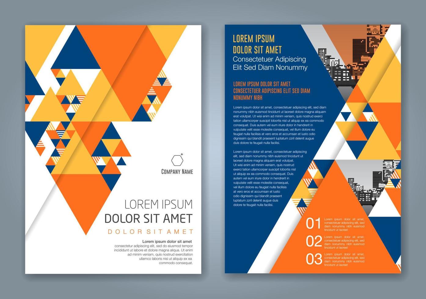 forme geometriche minime design sfondo per il poster del volantino dell'opuscolo della copertina del libro del rapporto annuale di affari vettore