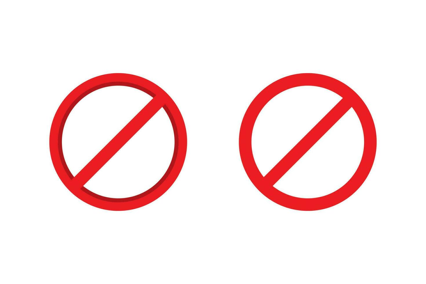 segno di stop icona disegno vettoriale