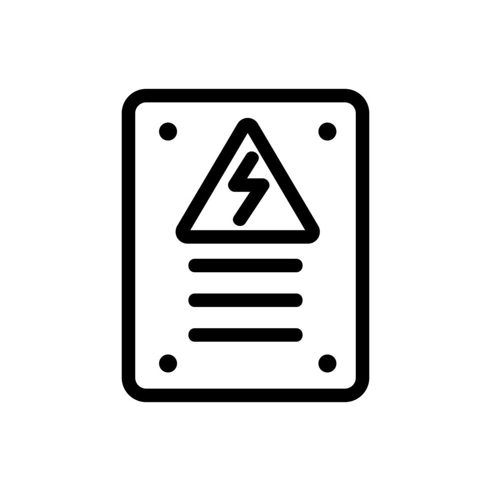 vettore icona flap elettrico. illustrazione del simbolo del contorno isolato