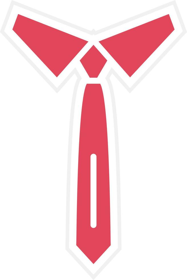 stile icona cravatta vettore