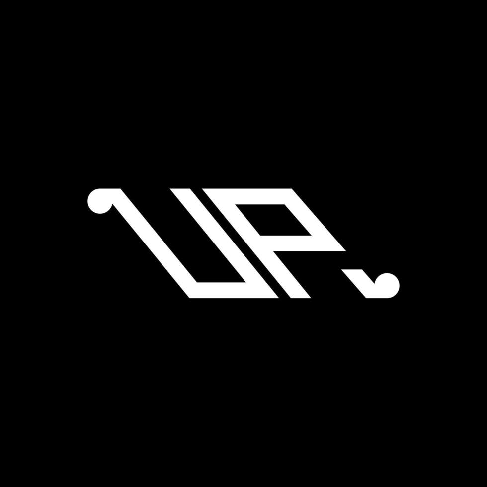 up lettera logo design creativo con grafica vettoriale