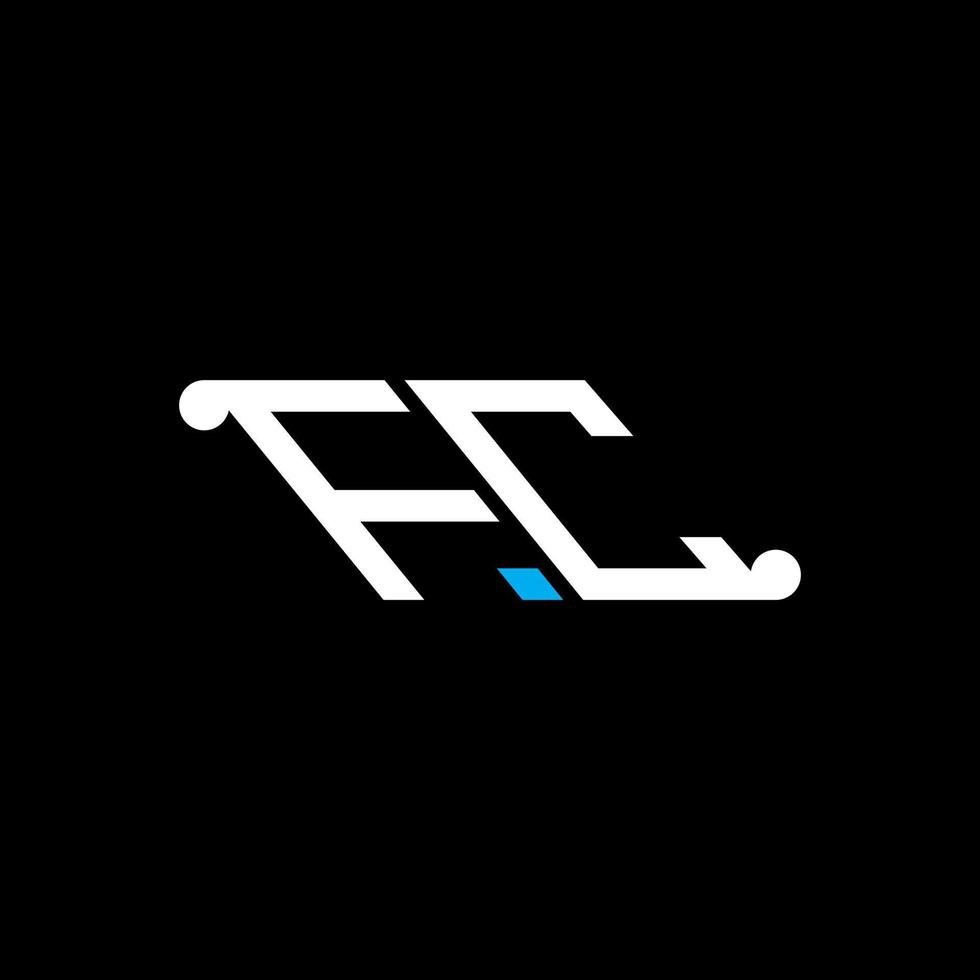 fc lettera logo design creativo con grafica vettoriale