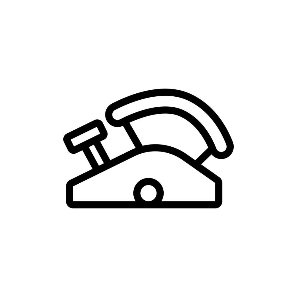 illustrazione del profilo vettoriale dell'icona del dispositivo di taglio del falegname