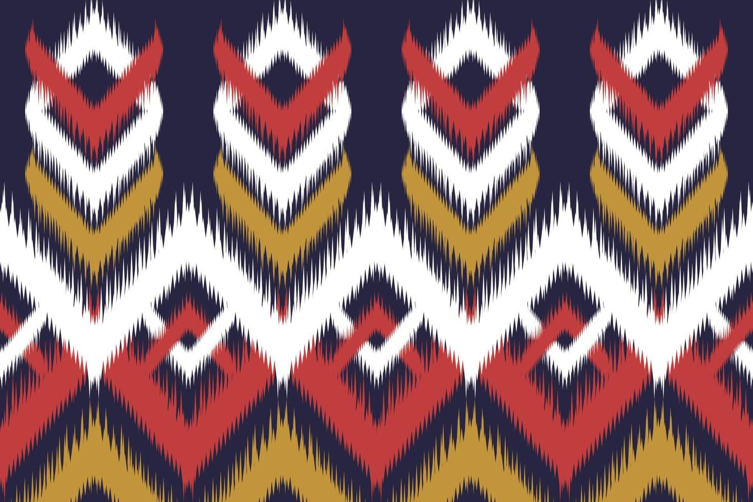 modello etnico azteco ikat. tradizionale a strisce tribali. design per sfondo, moquette, carta da parati, abbigliamento, avvolgimento, batik, tessuto, illustrazione vettoriale. stile ricamo. vettore