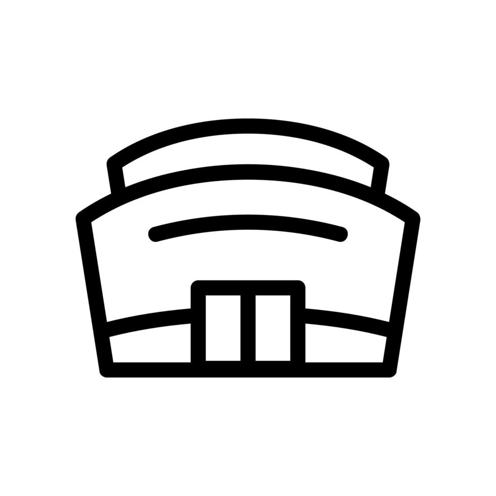 vettore icona anfetatore. illustrazione del simbolo del contorno isolato