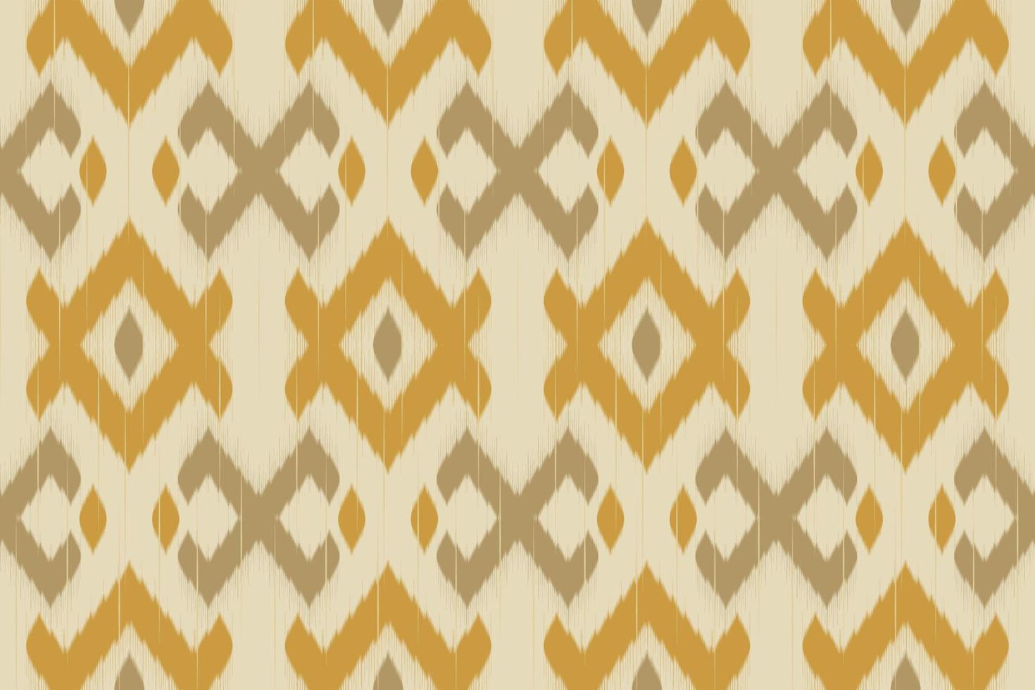 modello etnico ikat senza cuciture. design per sfondo, carta da parati, illustrazione vettoriale, tessuto, abbigliamento, batik, moquette, ricamo. vettore