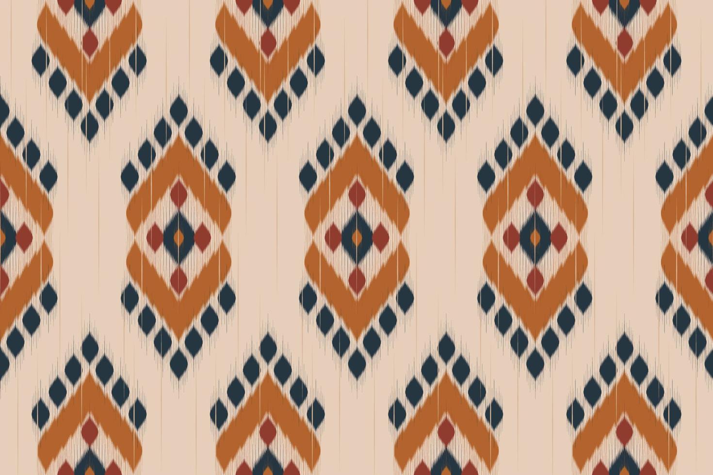 modello senza cuciture geometrico etnico orientale ikat tradizionale. design per sfondo, carta da parati, illustrazione vettoriale, tessuto, abbigliamento, batik, moquette, ricamo. vettore