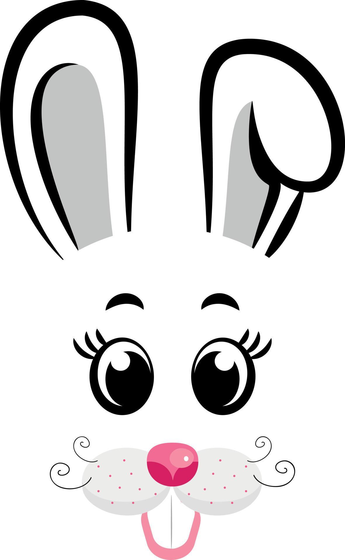 il coniglio è il simbolo del 2023. illustrazione vettoriale