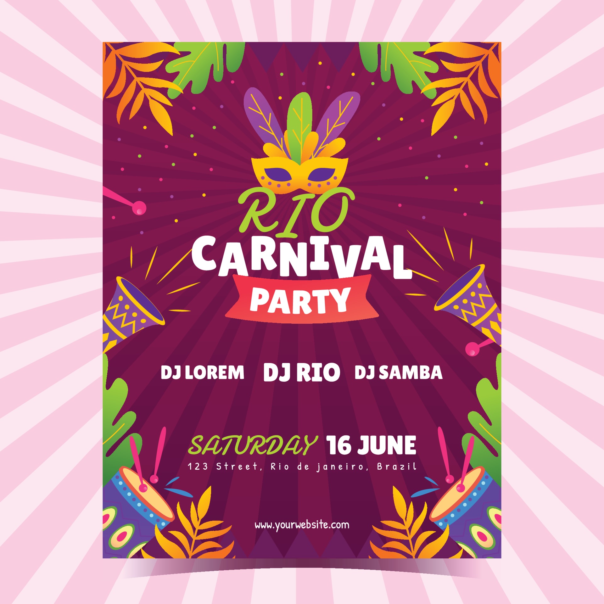 Carnival Poster Templates - PhotoADKing