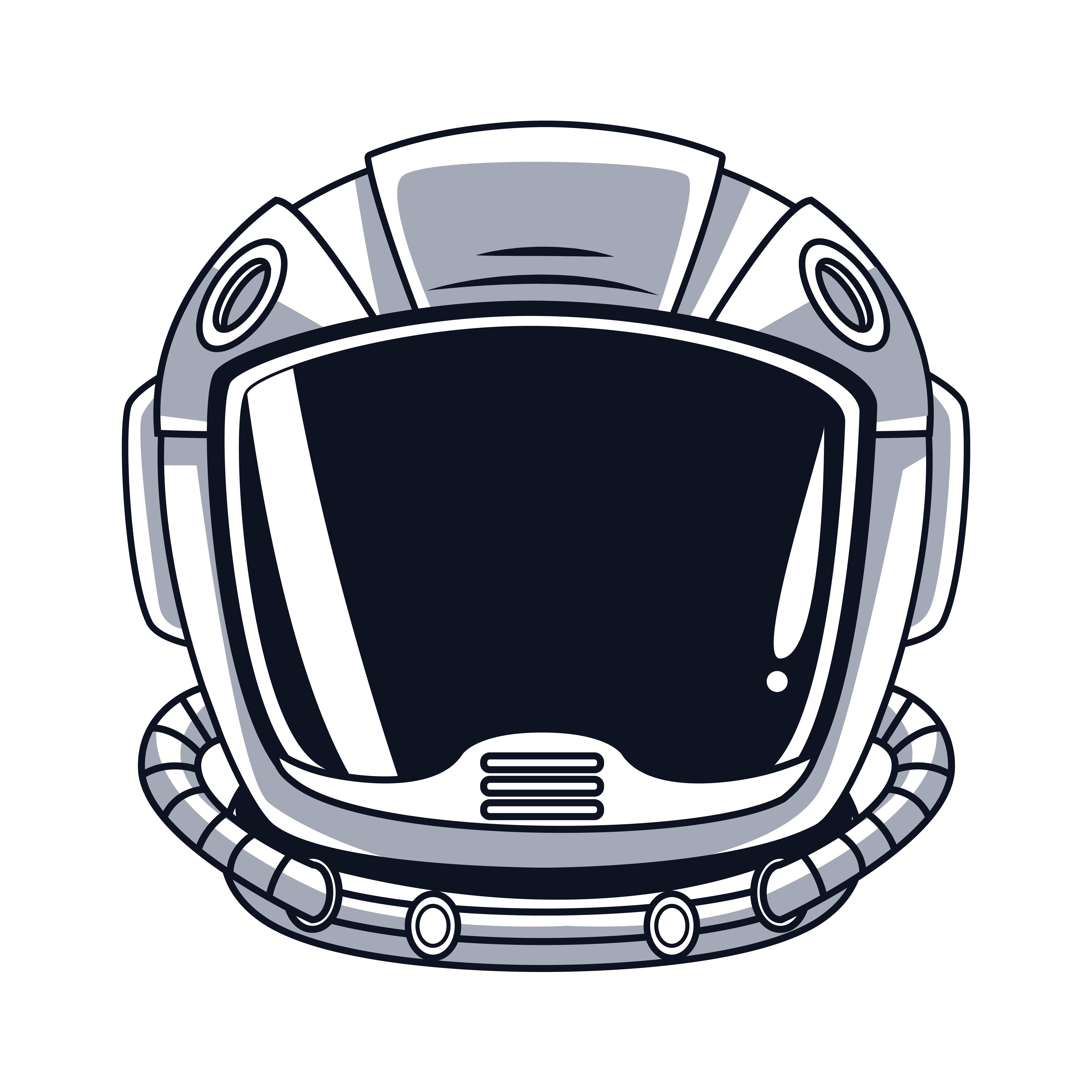 casco da astronauta disegnato 2498620 Arte vettoriale a Vecteezy