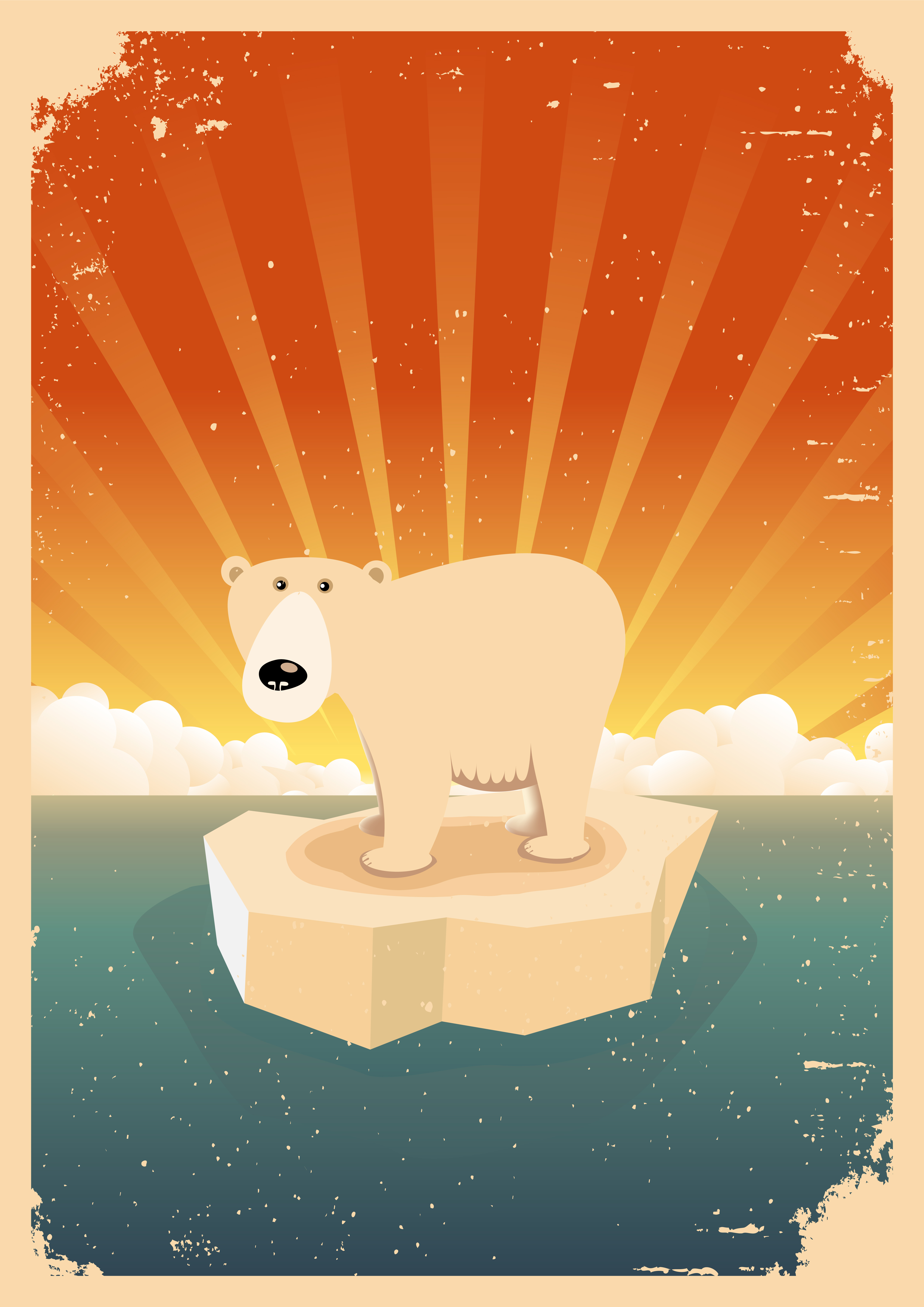 Poster vintage grunge di orso polare bianco - Scarica Immagini Vettoriali  Gratis, Grafica Vettoriale, e Disegno Modelli