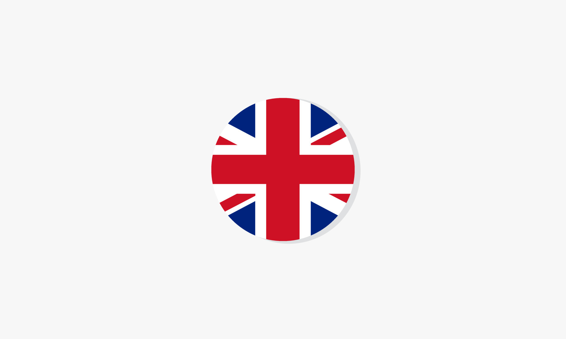 vettore di progettazione grafica bandiera inglese cerchio. 4639393 Arte  vettoriale a Vecteezy