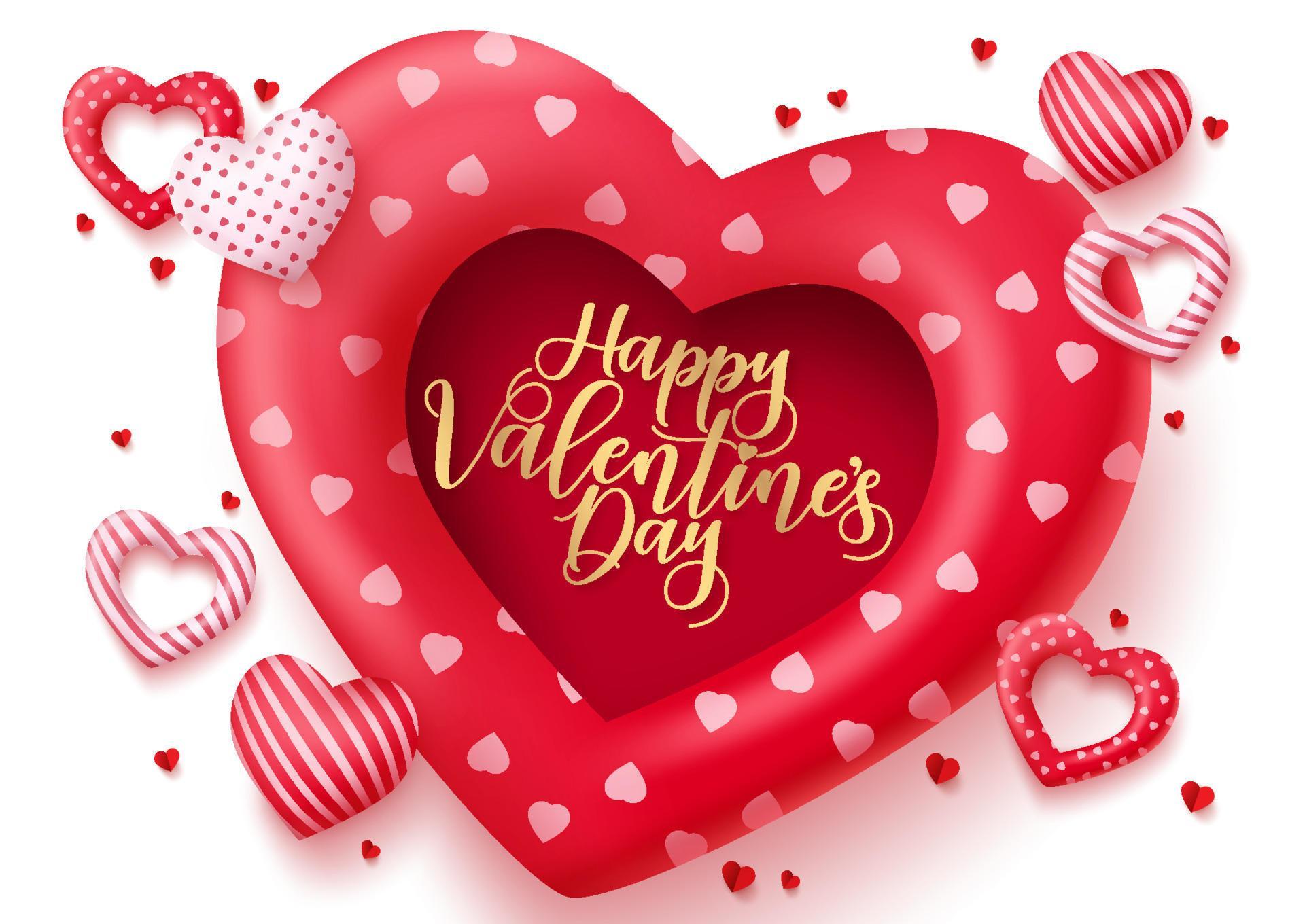 Immagini Stock - Etichetta Di San Valentino Con Rose E Cuori Volanti.  Cornice Gradiente Di Colore Per Pubblicità, Inviti O Biglietti Di Auguri.  Clip Art Raster.. Image 68276357