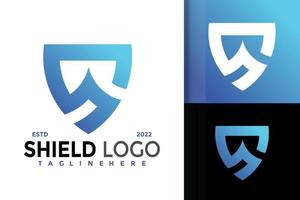 design del logo dello scudo della lettera sw o ws, vettore dei loghi dell'identità del marchio, logo moderno, modello di illustrazione vettoriale dei disegni del logo