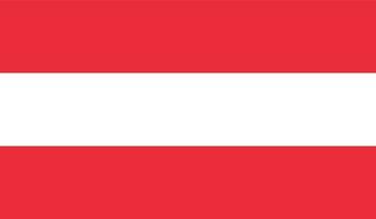 illustrazione vettoriale della bandiera austriaca.