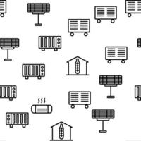 modello senza cuciture di vettore del riscaldatore domestico
