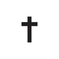 icona della croce cristiana vettore
