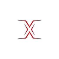 lettera x logo vettore