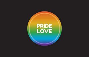 mese di orgoglio amore arcobaleno astratto sfondo colorato gradiente di design. carta da parati futuristica. segno di amore geometrico lgbt. vettore