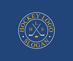 grafica, icone e grafica vettoriale del logo dell'hockey