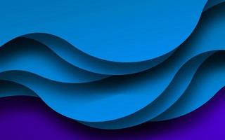 vettore astratto del fondo di forma d'onda blu navy
