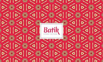 batik indonesiano cinese tradizionale decorativo motivi floreali sfondo vettoriale rosso